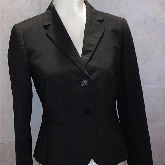J Crew Black Button Front Blazer Fully Lined Sharp - Picture 3 of 13